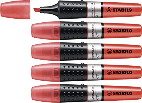 Price comparison product image Highlighter - STABILO LUMINATOR - Pack of 5 - red