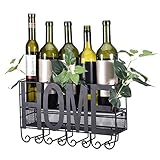 Weinregale können als Wohndekoration verwendet werden, als dekoratives Mittelstück, im Wohnzimmer, Schlafzimmer oder in der Küche ausgestellt, ist ein tolles Geschenk für Weinkenner
