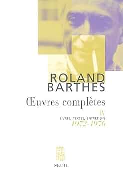 Roland Barthes Oeuvres completesロランバルト全集 51R5bfPX7lL._UF350,350_QL50_.jpg