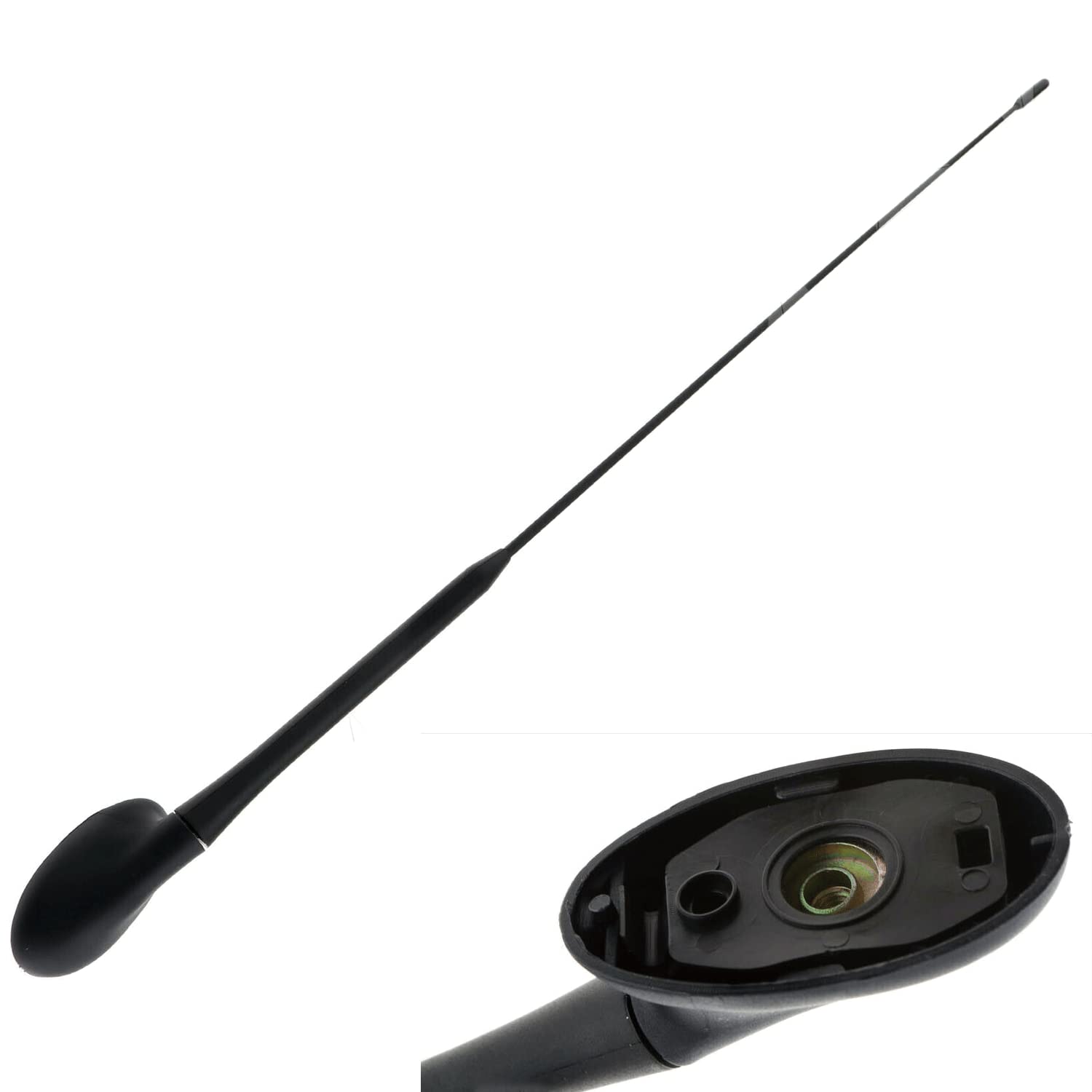 54cm/16" antenna tetto auto antenne radio stereo con base compatibile con Ford Fiesta Focus C-max Mondeo KA Kuga Transit 1508144 1087087