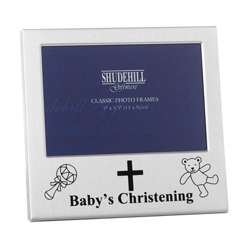 Shudehill Giftware Multicolour Baby's Christening Photo Frame