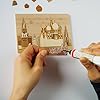 KINOWA Wooden Art Kit Kiharie Moscow Made in Japan #3