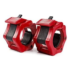 TnP Accessories Olympic Barbell Clips, 2 Inch Ultimate Locking Weight Clips, 2″ Olympic Size Weight Clamps Lock Jaw – Quick Release Collar for Weight Lifting, Olympic Lifts and Strength Training