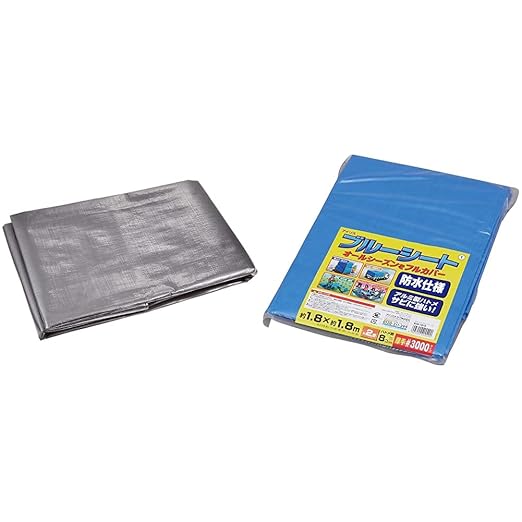 アイリスオーヤマ シルバーシート 4000 厚手 遮光ネット ブルーシート 防水 Uvシート 紫外線カット 1 8m 1 8m ハトメ数8 ブルーシート 3000 厚手 防水仕様サビに強い 1 8m 1 8m ハトメ数8 セット買い タープ ブルーシート 産業 研究 Amazon