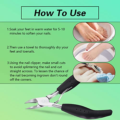 Feiccier XGH0007 Heavy Duty Ingrown Toenail Clippers thumb #5