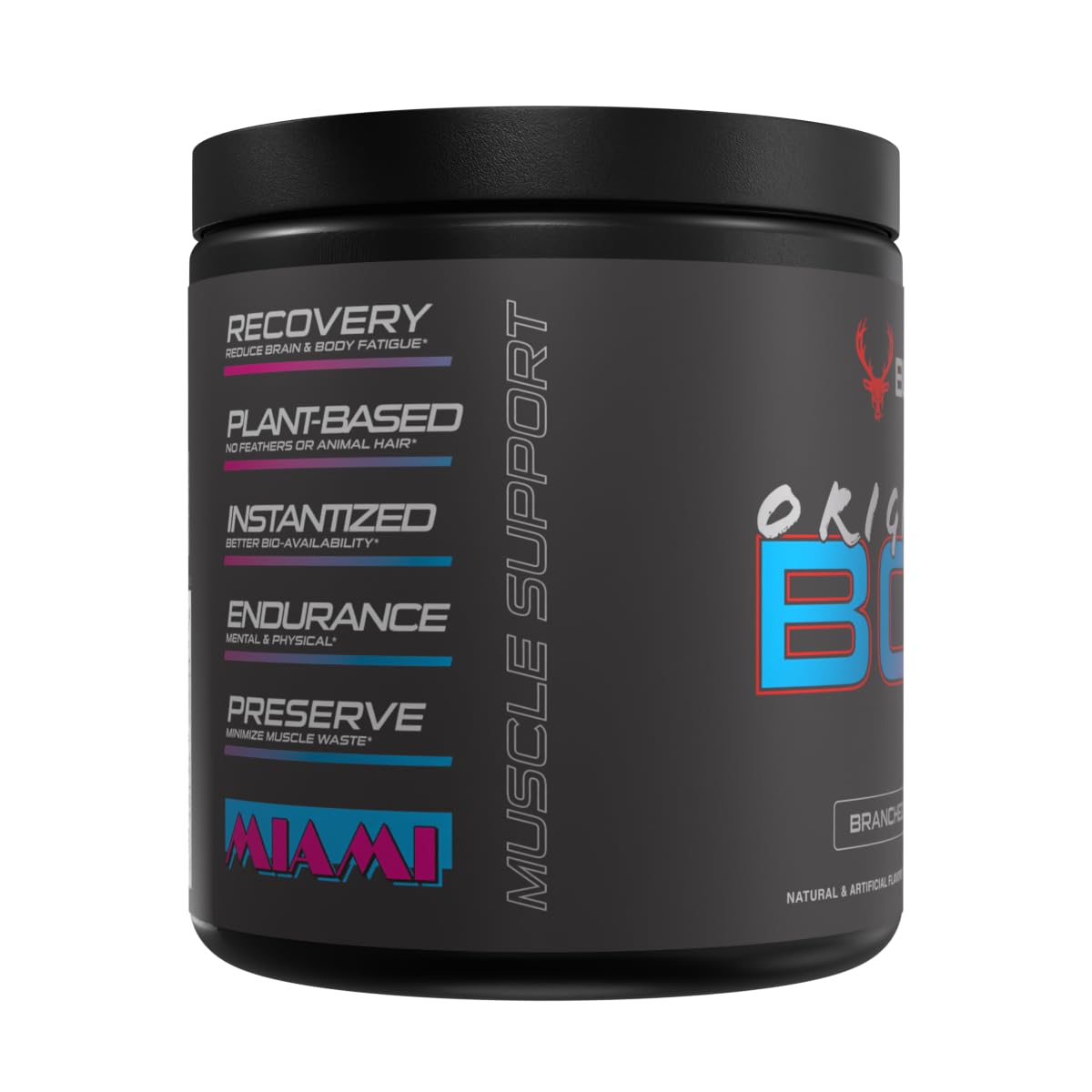 Bucked Up Original BCAA 2:1:1 Branched Chain Essential Amino Acids - Supplement Powder - | 100% Pure 2:1:1 Instantized Formula | Pre/Post Workout | 30 Servings | (Miami Flavor) — Amazon image 4