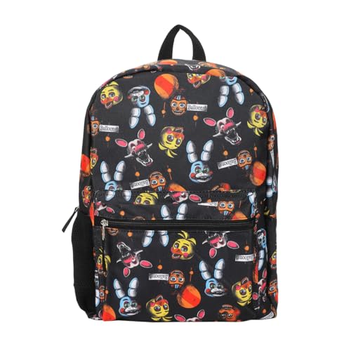 Bioworld Five Nights at Freddys All-Over Print 16 Backpack For School And Travel