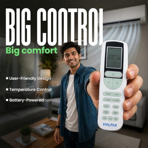 Image of Electronic Spices AC Remote | Compatible with Voltas AC (Model AC-133B) with AAA Batteries