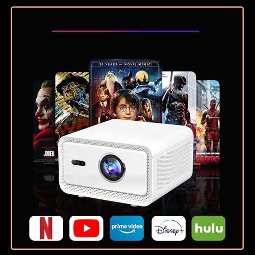 Image of TOPTRO Legend Smart Projector 4K Ultra HD Support, 30000 Lumens, 1080p Native, Auto (Focus+Keystone) Android 12, 2GB RAM 64GB, HDMI ARC, YouTube Hotstar PrimeVideo, WiFi 6 BT 5.2