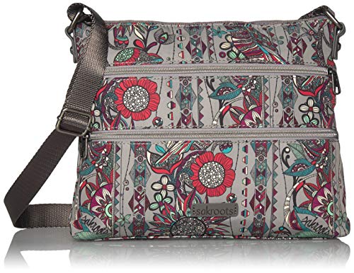 Sakroots Kota Nylon Crossbody, Charcoal spirit Desert