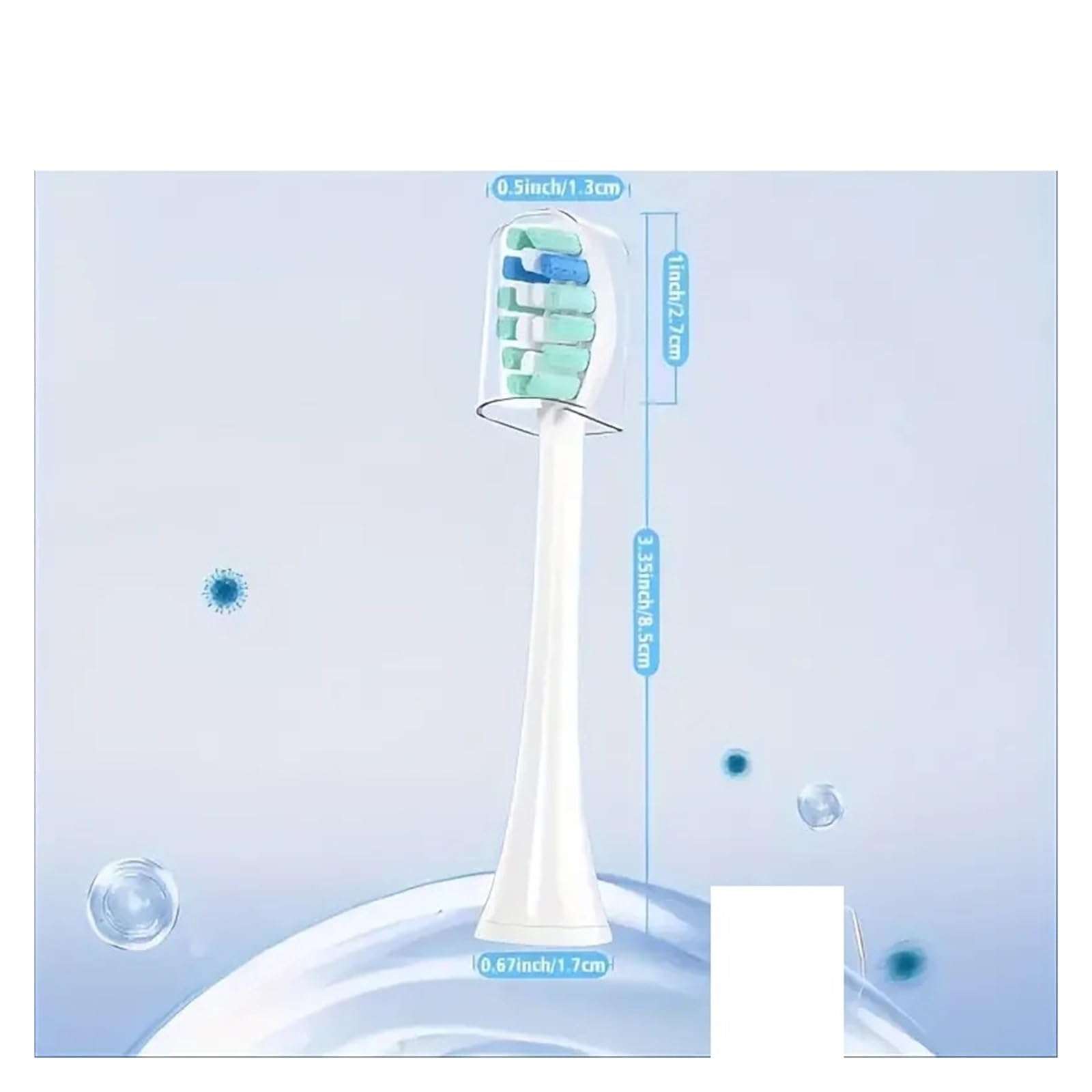 Testine di ricambio, compatibili con Philips, HX3 HX6 HX9