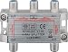 Produktbild Goobay 67003 SAT Verteiler 4fach SAT Splitter / 4x F Buchse Ausgang / Für Satelliten Anlagen TV Antenne Fernseh / SAT Antennenkabel / 4-fach Antennenverteiler