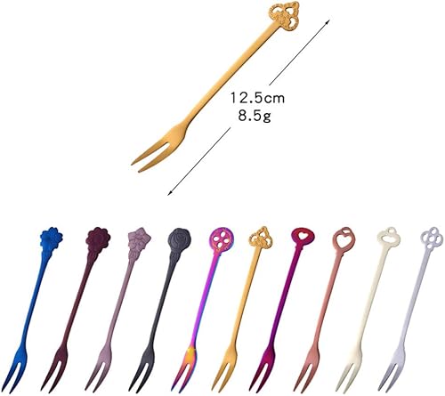 Vista 52 de Buyer Star Paquete de 8 cucharas doradas para café y espresso, acero inoxidable, lujosas, aptas para lavavajillas