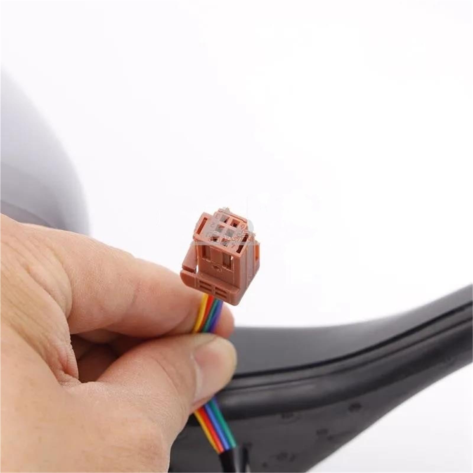 Specchietto Retrovisore Meccanico Per Peugeot 2008 2014 2015 2016 2017 2018 Auto Specchio Retrovisore Esterno Manuale Pieghevole Retromarcia Montaggio(White-Left)
