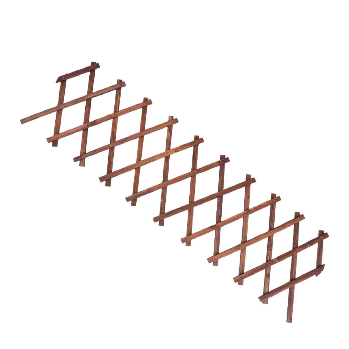 Clôture extensible en osier Toyvian, treillis de finition supérieure pour jardin