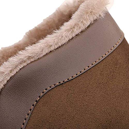 Heren Mocassins Pantoffels Instapper Pluche Loafers Warm Bont Gevoerd Wandelen Rijden Schoenen Indoor Outdoor Korte… - Image 6