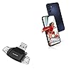 BoxWave Smart Gadget Compatible with Samsung A15 5G – AllReader SD Card Reader, microSD Card Reader SD Compact USB – Jet Black