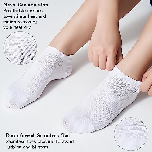 Ankle Socks Women's and Mens - 6/10 Pairs Low Cut Tab & No Show Athletics Running Socks3