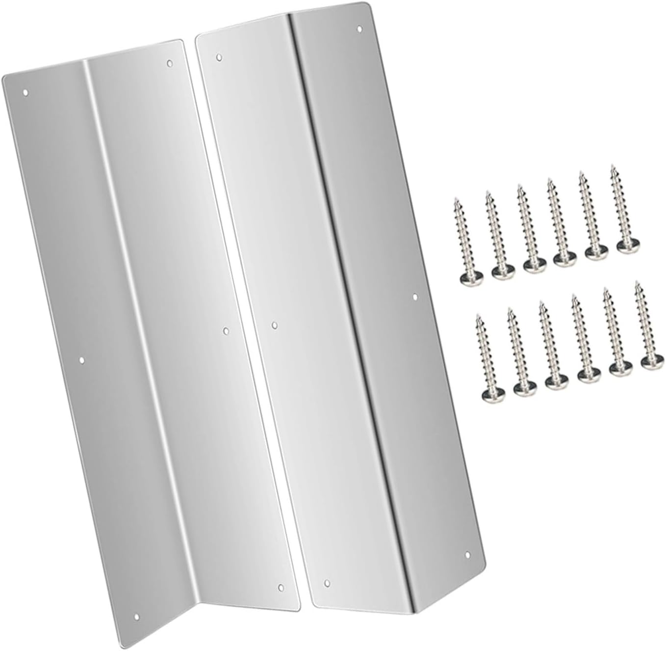 2Pcs Rustproof Metal Siding Corner Guards Protector Guard for Wall Protections and Decoration Accessories Metal Trim