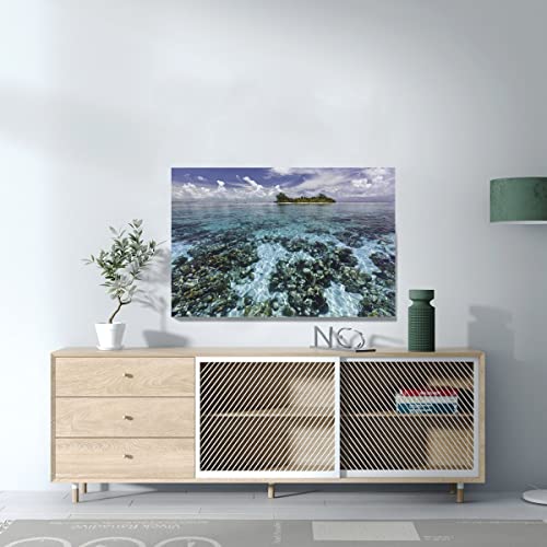 Tableau île paradisiaque pour illuminer une pièce sombre facilement - 3