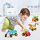 TINOTEEN Baby Spielzeugauto Spielsachen Baufahrzeuge Push and Go Reibungsgetriebenes Auto Spielzeug für 1 2 3 Jahr Kinder Kleinkinder