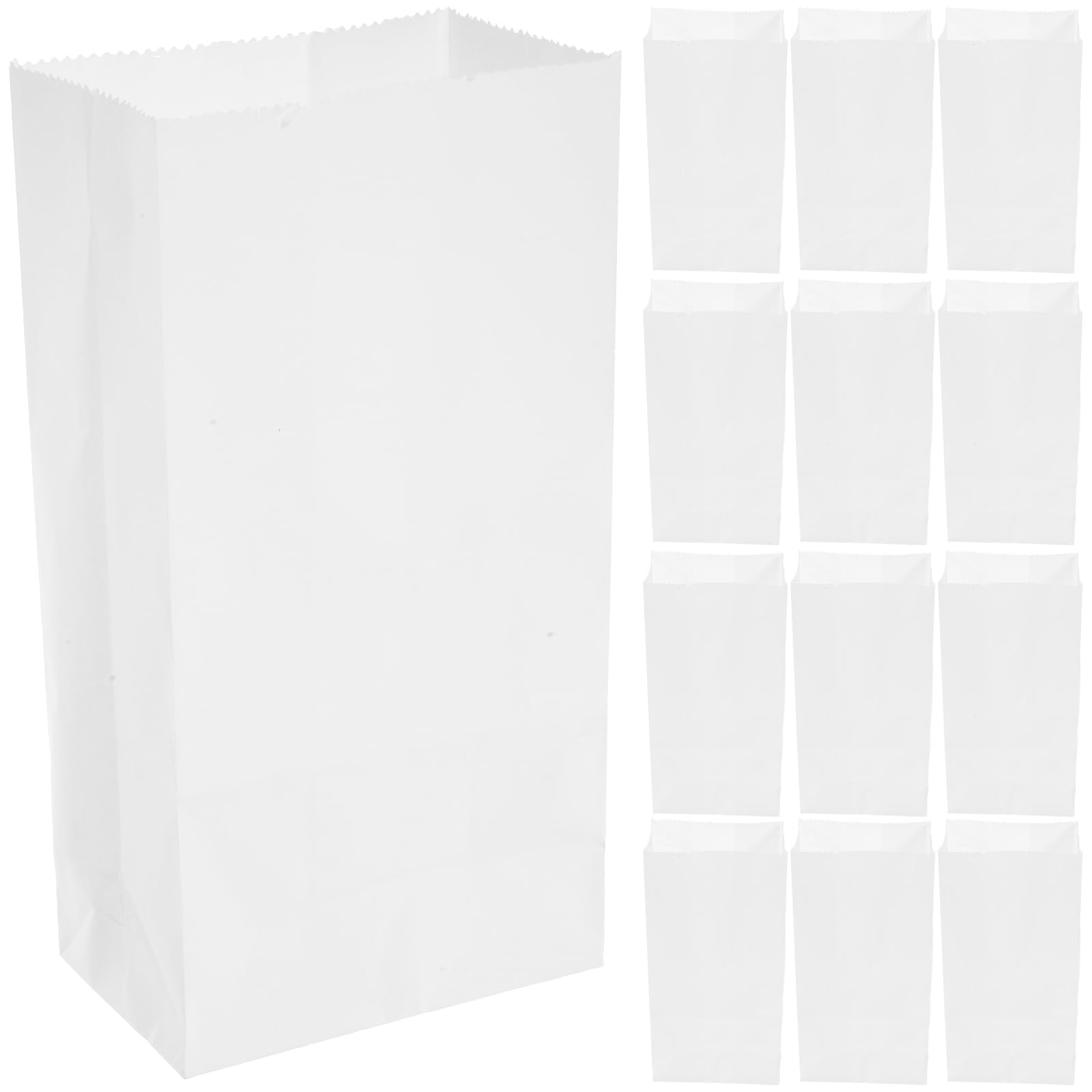 Sacs emballage de toast en papier blanc pour éviter les miettes