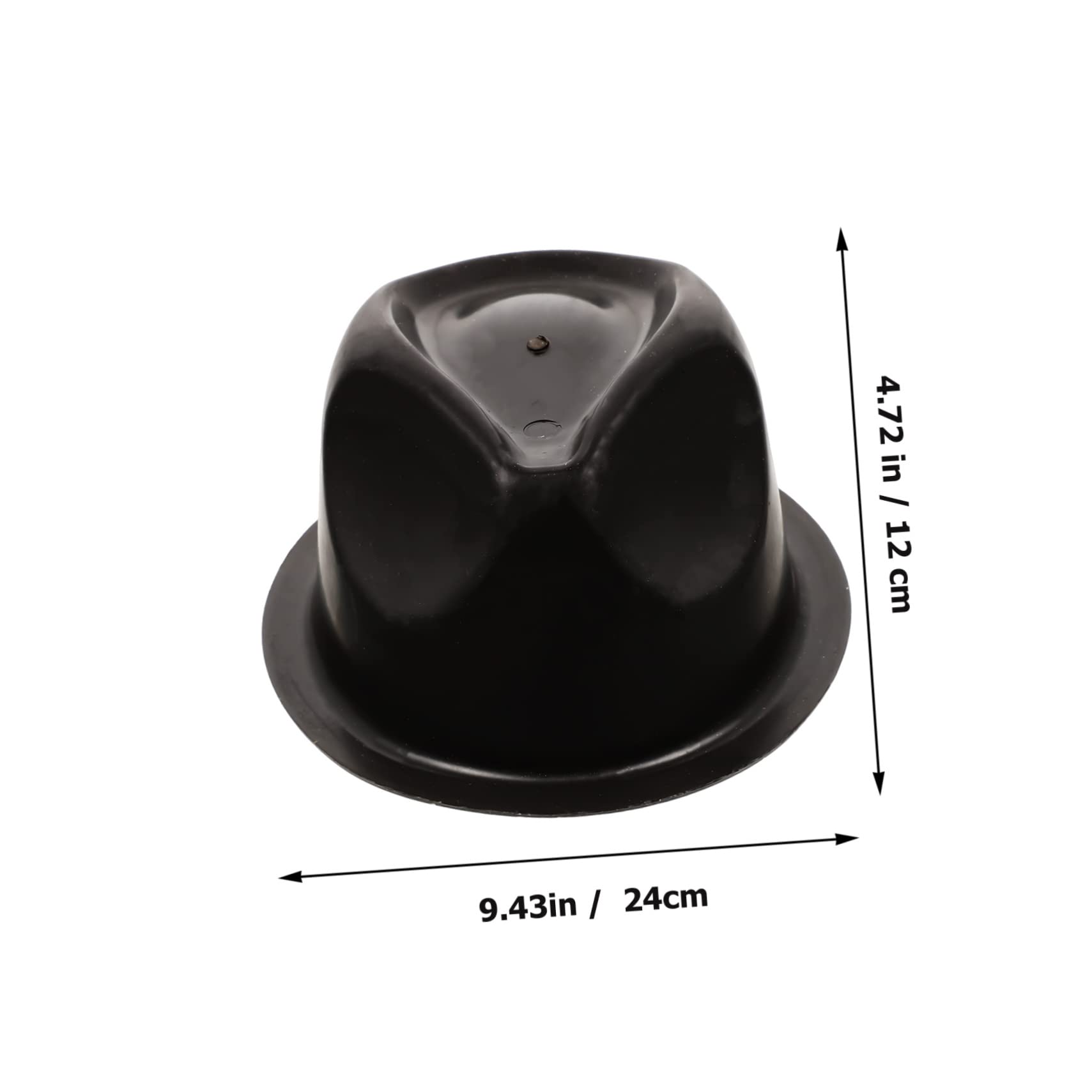 OUNONA 10 Piezas Sostenedor Del Sombrero Estante De Almacenamiento De Sombreros De Tienda Organizador De Sombreros De Vaquero De Polivinilo Escritorio Perchero 57c