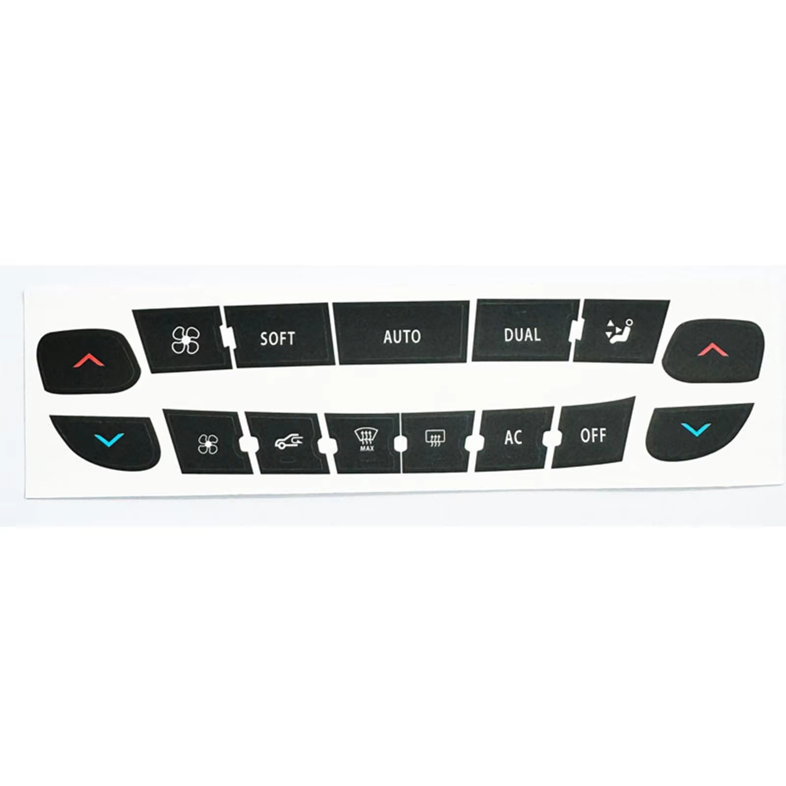 Modification Interior Compatible with Megane for Master for Scenic Air Conditioning Control Panel Button Repair Sticker Accessories