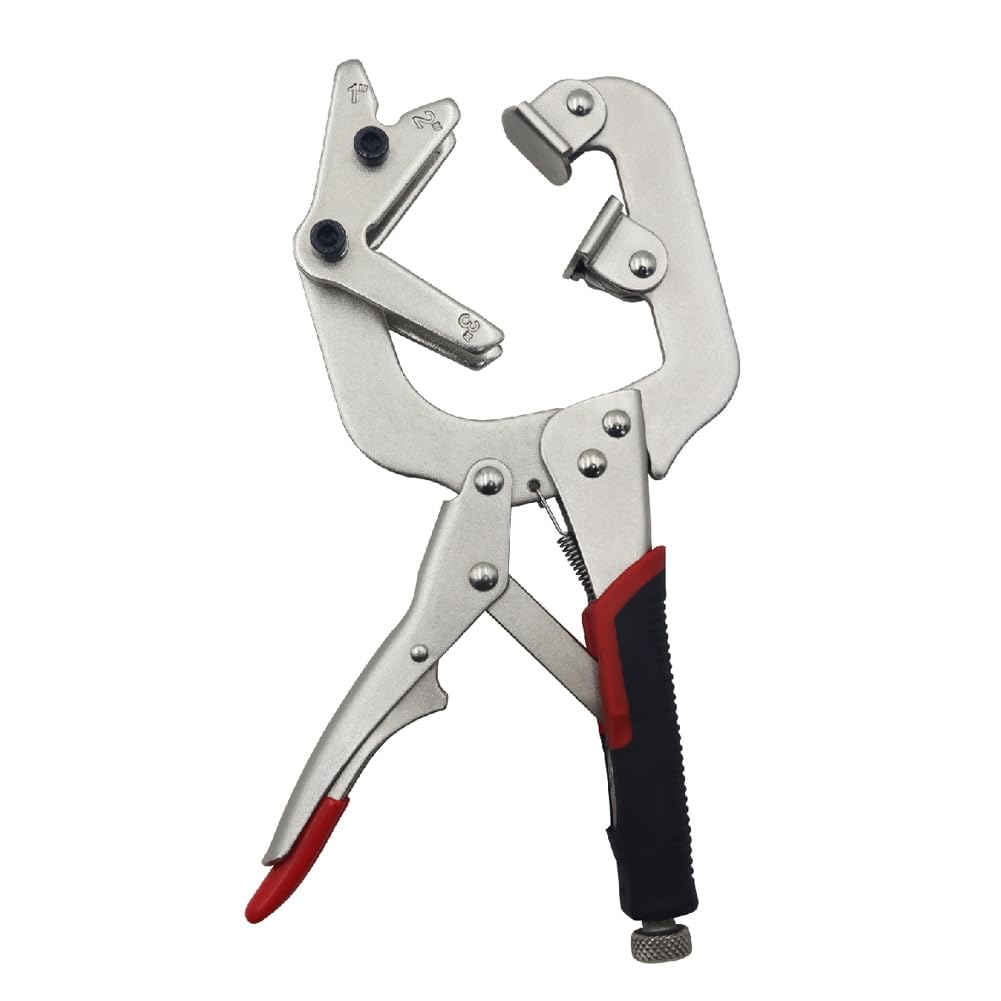 UDSKNV[KSL for Vigorous Welding Adjustable Welding Pliers Multi-Purpose Right Angle C Angle Steel Clamp Set