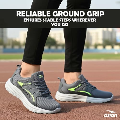 Image of ASIAN Toofan-01 Men's Running Shoes | Lightweight Cushioned Sole, Durable Upper, Anti-Slip Grip, Daily Comfortable Shoes