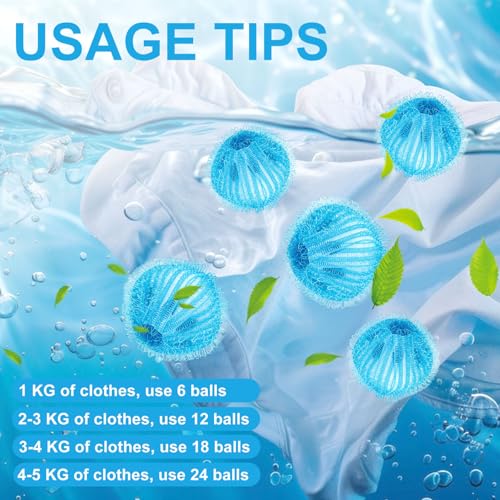 VMUTGA 12 Stücke Tierhaarentferner Waschmaschine, Waschmaschine Flusenball, Katzenhaarentferner, Hundehaare Entfernen, Trocknerbälle für Entfernt Tierhaare, Flusen und Fussel (Dunkelblau)