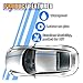 2 Rolls×32Ft Car Vinyl Pinstriping Tape Stripe Decal, DIY Car Body Side Stripes Auto Striping Tape Emblems Trim, Universal for Car Motorcycle Door Home Musical Instrument (Blue)