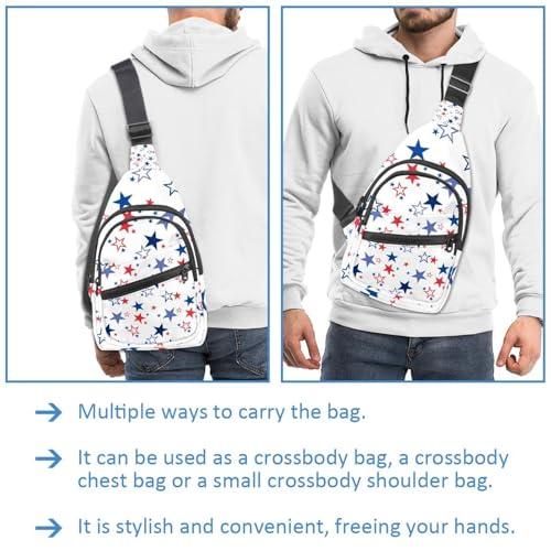 Mochila cruzada impermeable Leaves con correa ajustable para hombre y mujer 3