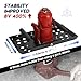 Bottle Jack Base Plate, Universal Bottle Jack Stabilizer, Stabilizing Jack Landing Pad, Adjustable Size, Enlarged Base, Fit for improving The Stability of The Jack（MAX 20 Tons）