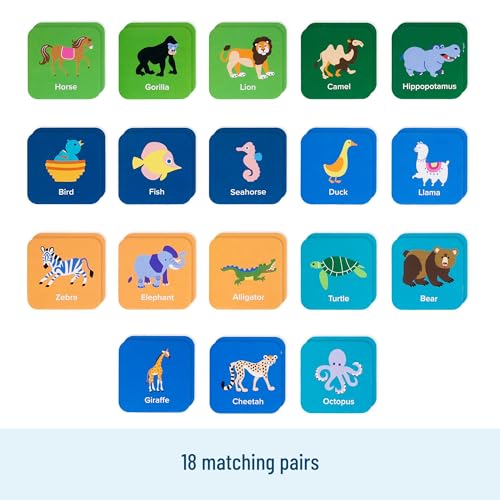 Wildkin Memory Matching Game – 18 pares educativos para niños miniatura 3