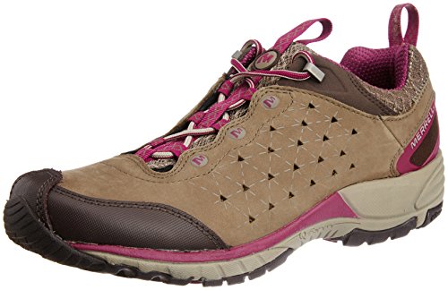 Chaussures basses femme Merrell de marche avec semelle amortissante