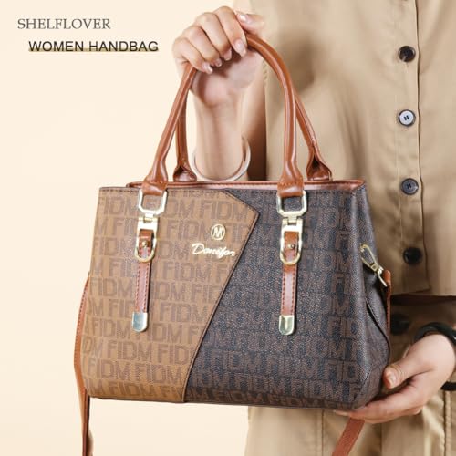 Bolso tipo cubo para mujer, bolso de mano elegante, bolso bandolera, bolso tote, bolso satchel, bolso cruzado de cuero vegano miniatura 3