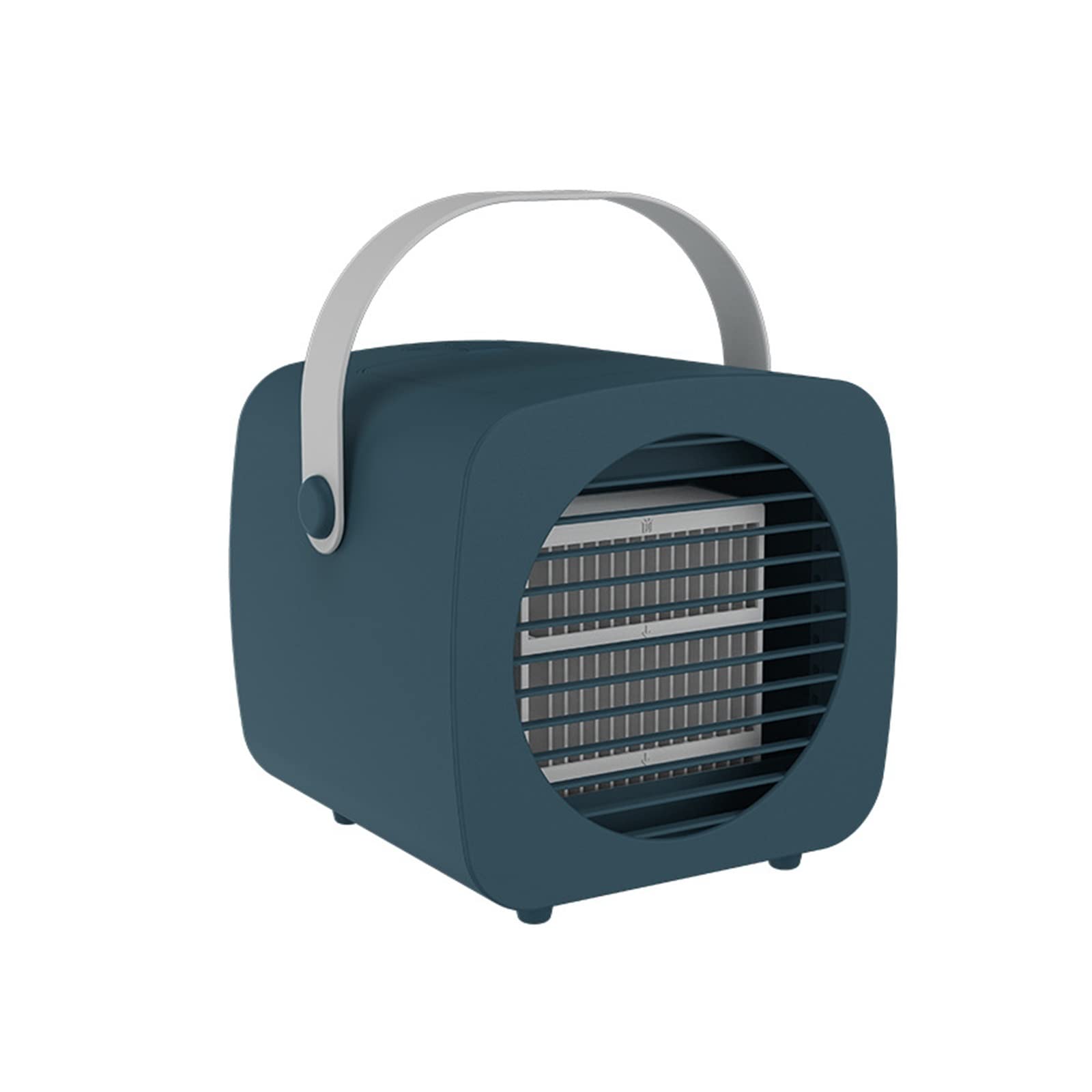 Cczrd Blue Portable Air Cooler Conditioner Fan Usb Refrigeration Humidifier Desktop Spray Household Dormitory Conditioning Fans Airflow Comfort Refreshing Breeze(Blue)
