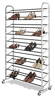 Algopix Similar Product 6 - Whitmor 10 Tier Shoe Tower 50 Pair
