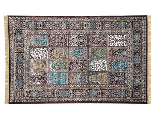 Image of Luxury Silk Carpet 4 x 6 FEET for Living Room or Bedroom, Made with Premium Silk, Perfect for Elegant Interiors Comfort and Timeless Design