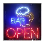 Creative Motion Bar with Beer Mug and Open Sign Light