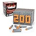 EKIND 200 Pcs 7.2cm New Design TPR "Waffles" Soft Head Darts Refill Foam Bullet for Nerf N-strike Elite AccuStrike Series Blasters Toy Gun(Gray)