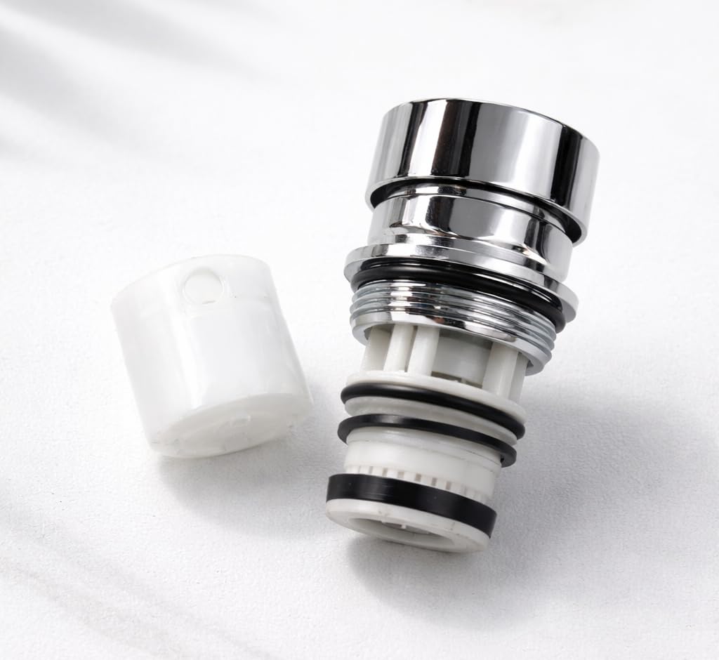 VICTAC Push Water Tap Spindle 29mm Compatible with Jaguar Type Presamatic Basin Tap | Brass Press Type Cartridge Replacement | Repair Part for Leaky Push-Tap Water Tap Basin | 1 Pc-image-38