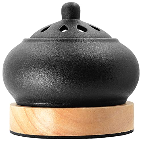 Electric Incense Burner With Adjustable Timer, Incense Burner Holder, Incense Burner, For Fragrant Wood, Wax Melts Or Oil Burner.(Black) #TOP13