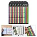 Artibetter Book Sticky Tabs Highlighter Strips 6-Piece Fluorescent for Annotating Safe Reading Strips