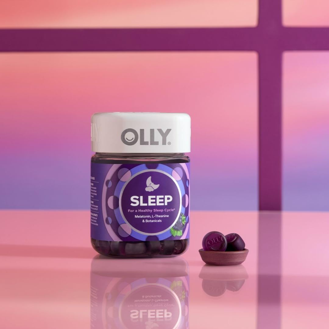 OLLY Sleep Support Gummy Supplement,* 3 mg Melatonin, L-Theanine - 50 Count — Amazon image 8