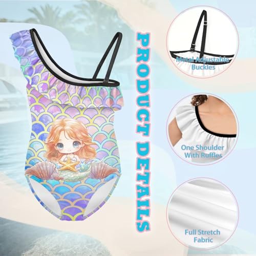 Image of Yzaoxia Girls One Piece Swimsuits Bathing Suit for Kids Swimwear 3-14Y