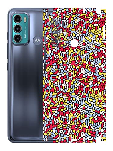 Image of AtOdds - Moto G60 Mobile Back Skin Rear Screen Guard Protector Film Wrap (Coverage - Back+Camera+Sides) (Beans)