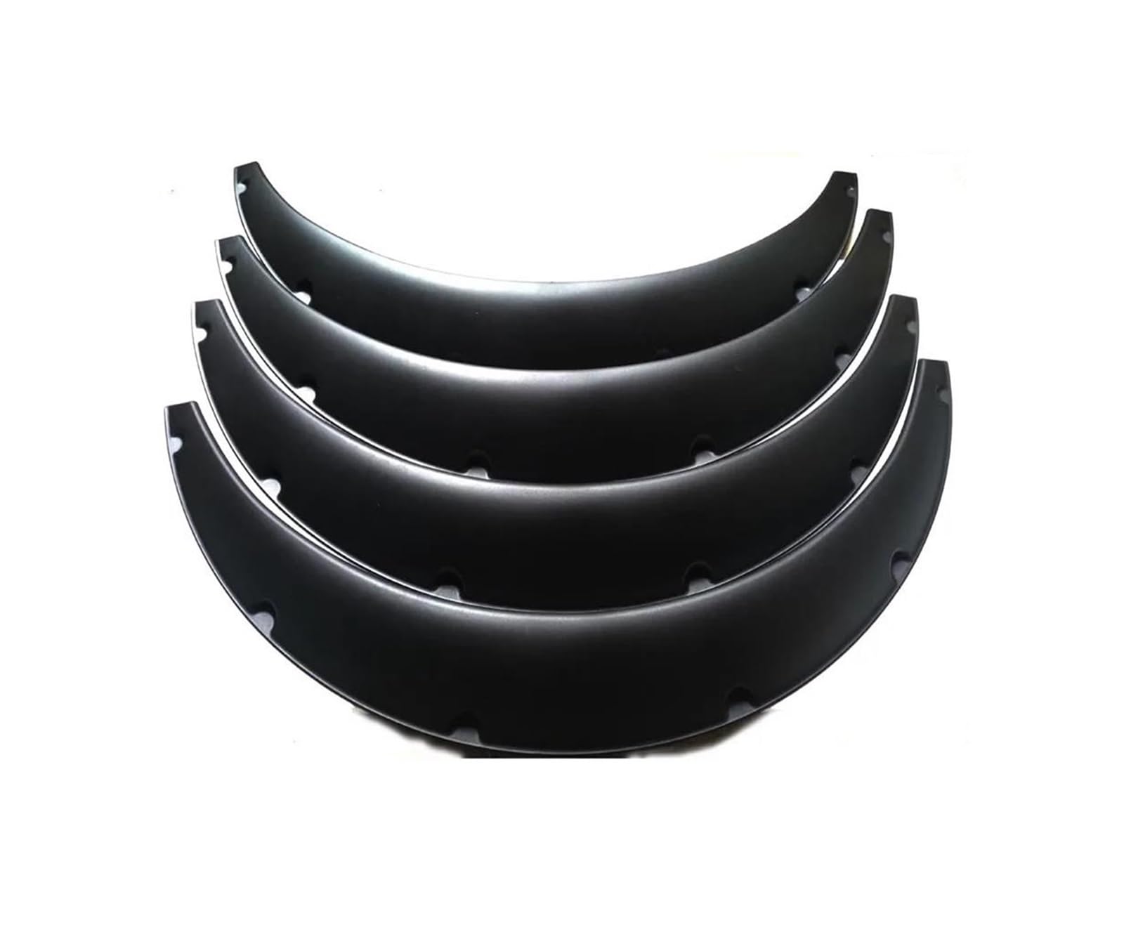 JVAN Élargisseurs d'ailes Passages De Roues Extra Larges Universels Et Flexibles pour Voiture 4 Pièces 3.5 "/90mm