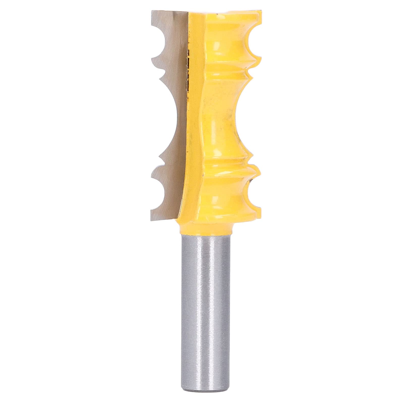 Fresa para madera en forma de T, Broca enrutadora for moldura de riel silla corona, hoja aleación acero al carbono 1-1/8 pulgadas y 2, madera blanda dura